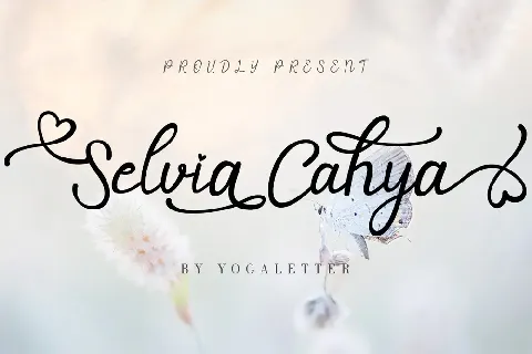 Selvia Cahya font