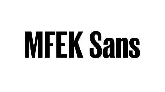 MFEK Sans Family font