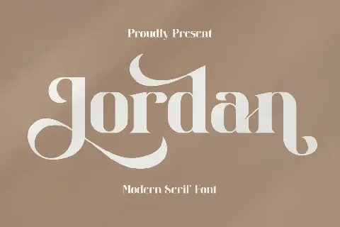 Jordan font