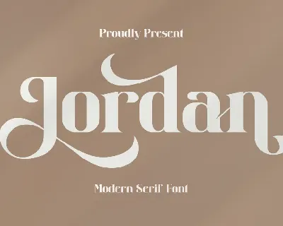 Jordan font