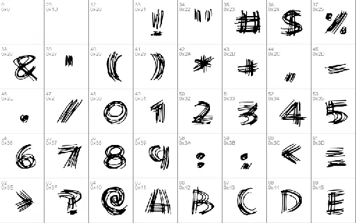 Scribble Lines font