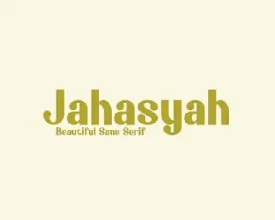 Jahasyah Sans Serif font