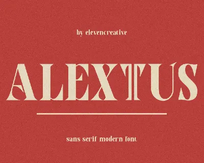 Alextus font