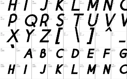 WICKY JAVICK font