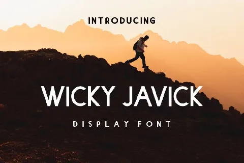 WICKY JAVICK font