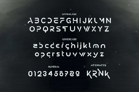 Return Space font