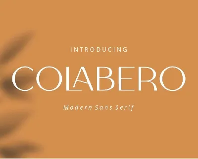 Colabero font