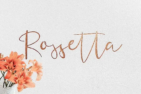 Rossetta Script Free font