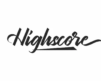 Highscore Demo font