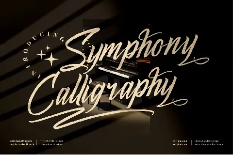 Symphony Calligraphy font