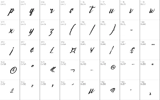 Symphony Calligraphy font