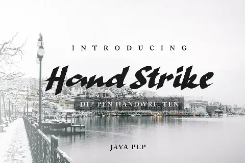 Hand Strike Demo font