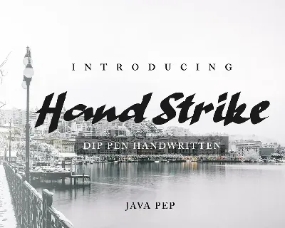 Hand Strike Demo font