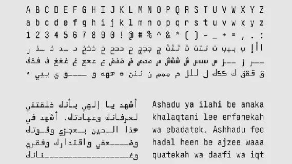 Hasubi Mono font