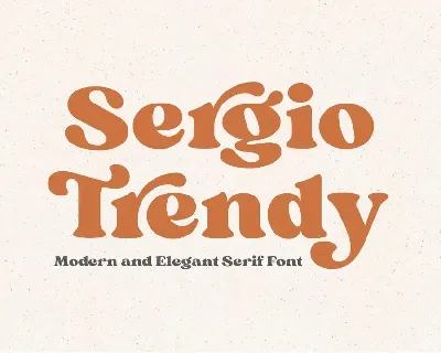 Sergio Trendy font