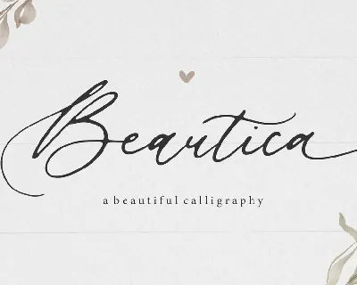 Beautica font