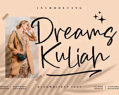 Dreams Kuliah font