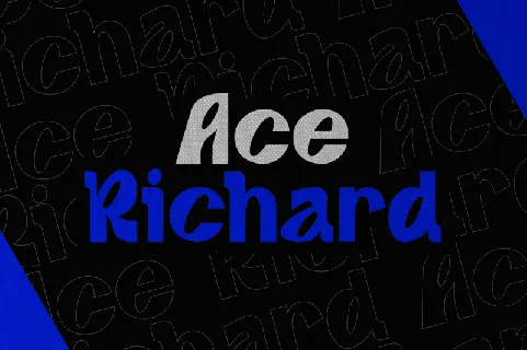 Ace-Richard font