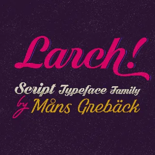 Bright Larch PERSONAL USE ONLY font