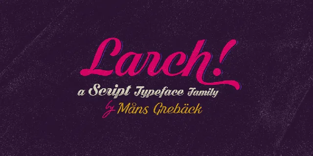 Bright Larch PERSONAL USE ONLY font