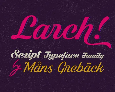 Bright Larch PERSONAL USE ONLY font