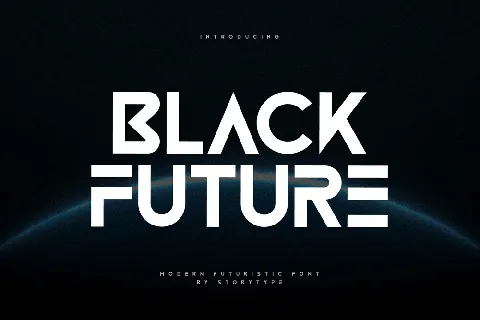 Black Future font