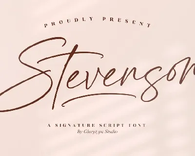 Stevenson font