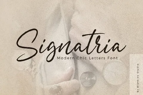 Signatria font