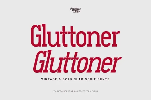 Gluttoner font