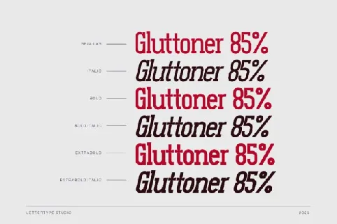 Gluttoner font