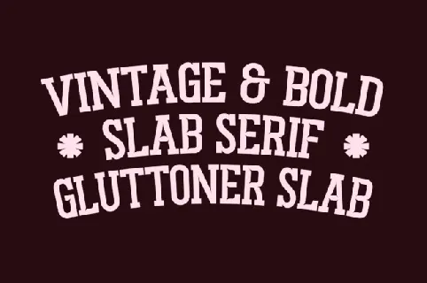 Gluttoner font