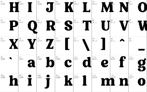 Milgraph font