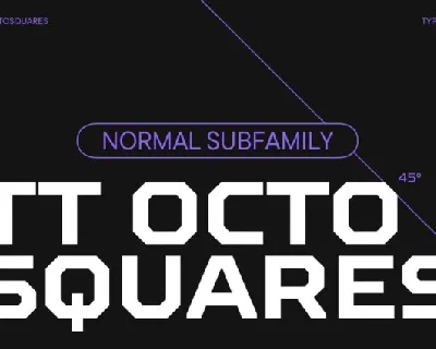 TT Octosquares font