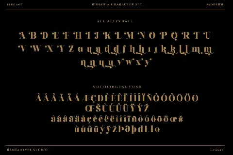 Ronagia font