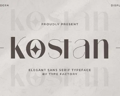 Kostan font