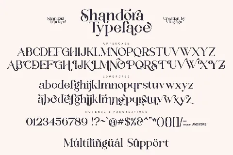 Shandora font