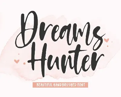 Dreams Hunter font