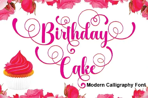 Birthday Cake font