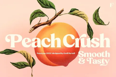 Peach Crush font