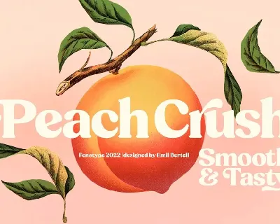 Peach Crush font