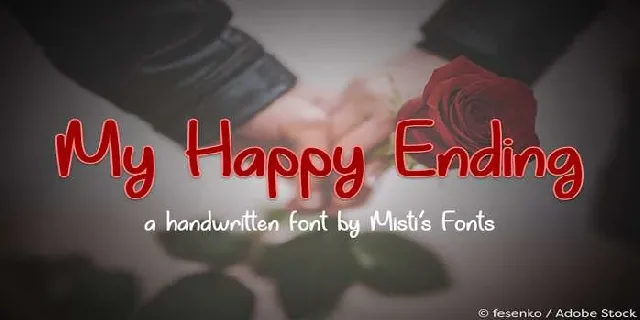 My Happy Ending font