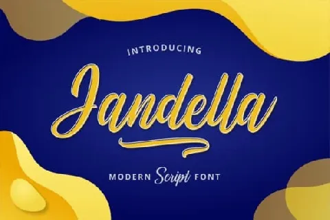 Jandella Script font