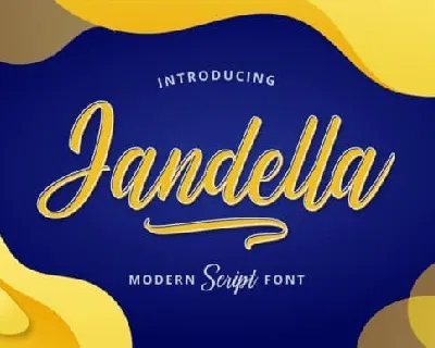 Jandella Script font