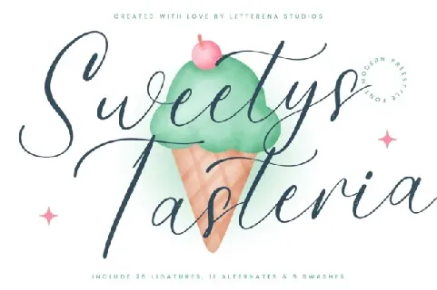 Sweetys Tasteria font