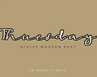 Thuesday Demo font