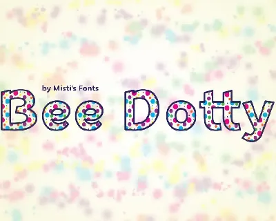 Bee Dotty font
