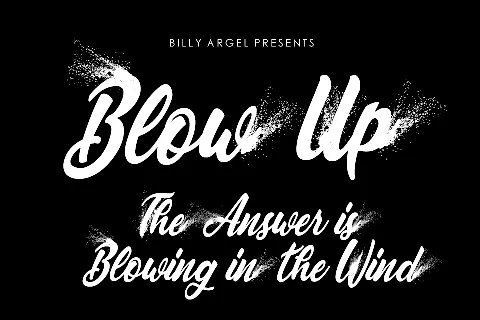 BLOWUP PERSONAL USE font