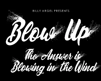 BLOWUP PERSONAL USE font