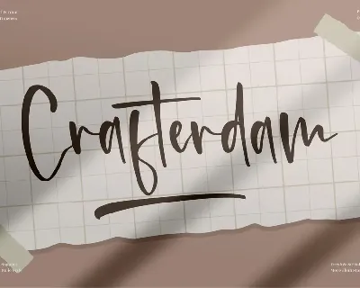 Crafterdam font