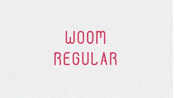 Woom Typeface font